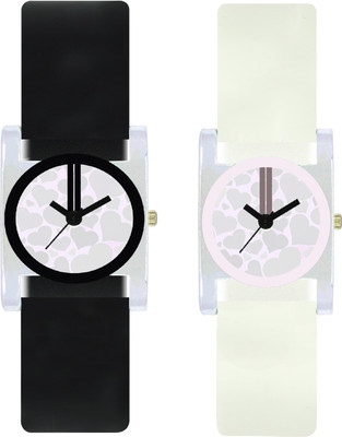 

stallion7 CMB_149 Designer Stylish Shape Bracelet Combo Womens Wrist Watch - For Girls