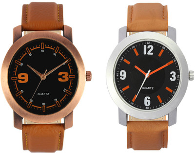 

CLOUDWOOD VL21_28 Combo of 2 Designer Analog Combo Watch - For Men