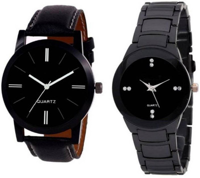 

PMAX LEATHER BLACK AND BLACK NEW STYLISH FOR Watch - For Men & Women