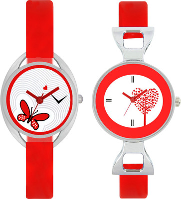 

stallion7 CMB_117 Designer Stylish Shape Bracelet Combo Womens Wrist Watch - For Girls