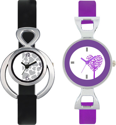 

Greenleaf VLT11_28 Designer Stylish Shape Bracelet Combo Womens Wrist Watch - For Girls