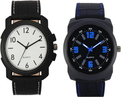 

CLOUDWOOD VL13_32 Combo of 2 Designer Analog Combo Watch - For Men