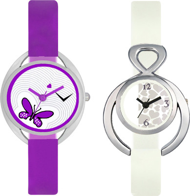 

Greenleaf VLT02_15 Designer Stylish Shape Bracelet Combo Womens Wrist Watch - For Girls