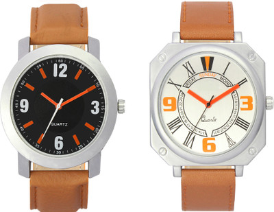 

CLOUDWOOD VL28_45 Combo of 2 Designer Analog Combo Watch - For Men