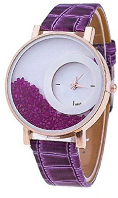 

Rio New Stylish Purple Color Attractive Diamond Watch - For Girls