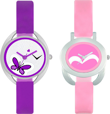 

stallion7 CMB_47 Designer Stylish Shape Bracelet Combo Womens Wrist Watch - For Girls