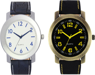 

CLOUDWOOD VL11_33 Combo of 2 Designer Analog Combo Watch - For Men