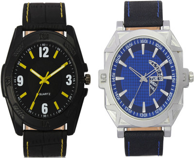 CLOUDWOOD VL17_44 Combo of 2 Designer Analog Combo Watch - For Men