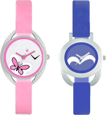 

stallion7 CMB_75 Designer Stylish Shape Bracelet Combo Womens Wrist Watch - For Girls