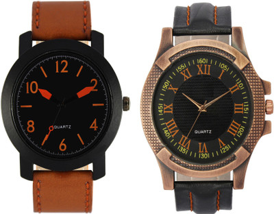 CLOUDWOOD VL19_23 Combo of 2 Designer Analog Combo Watch - For Men