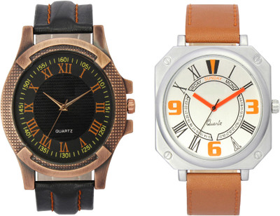 

CLOUDWOOD VL23_45 Combo of 2 Designer Analog Combo Watch - For Men