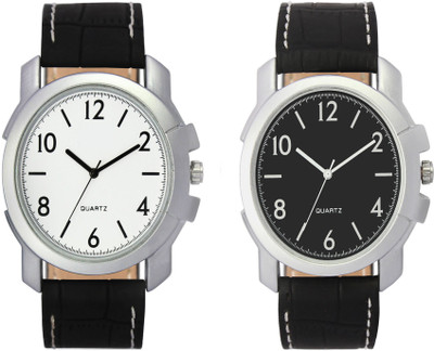 

CLOUDWOOD VL12_35 Combo of 2 Designer Analog Combo Watch - For Men