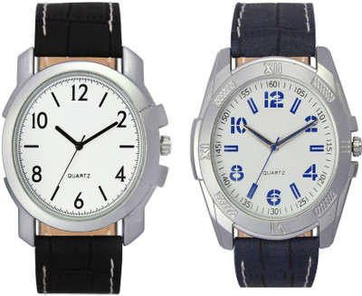 

CLOUDWOOD VL12_24 Combo of 2 Designer Analog Combo Watch - For Men