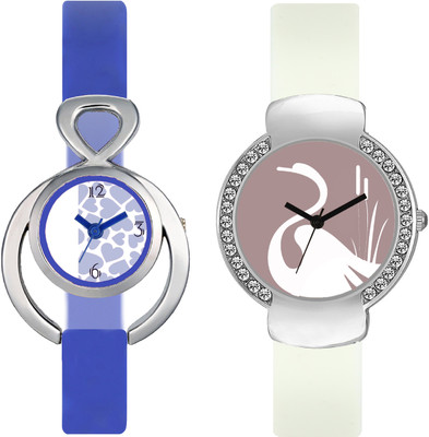 

stallion7 CMB_300 Designer Stylish Shape Bracelet Combo Womens Wrist Watch - For Girls