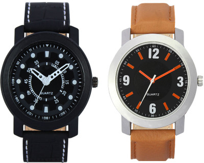 

CLOUDWOOD VL15_28 Combo of 2 Designer Analog Combo Watch - For Men