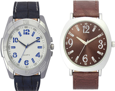 

CLOUDWOOD VL24_46 Combo of 2 Designer Analog Combo Watch - For Men
