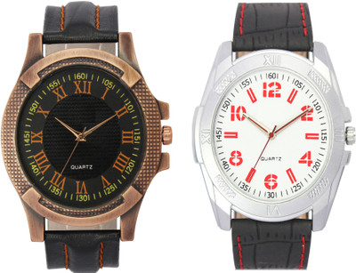 

CLOUDWOOD VL23_29 Combo of 2 Designer Analog Combo Watch - For Men