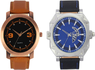 

CLOUDWOOD VL21_44 Combo of 2 Designer Analog Combo Watch - For Men