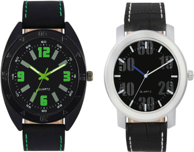 

CLOUDWOOD VL18_39 Combo of 2 Designer Analog Combo Watch - For Men