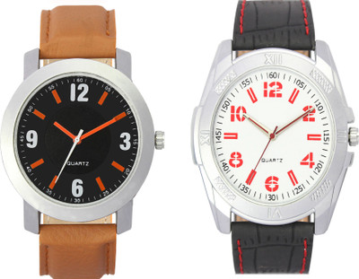 

CLOUDWOOD VL28_29 Combo of 2 Designer Analog Combo Watch - For Men