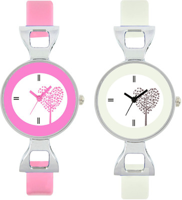 

Stallion7 CMB_496 Designer Stylish Shape Bracelet Combo Womens Wrist Watch - For Girls