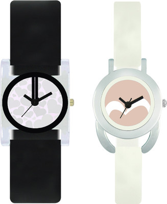 

stallion7 CMB_159 Designer Stylish Shape Bracelet Combo Womens Wrist Watch - For Girls