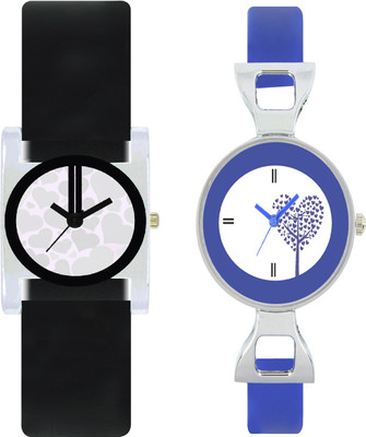 

stallion7 CMB_168 Designer Stylish Shape Bracelet Combo Womens Wrist Watch - For Girls