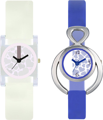 

stallion7 CMB_245 Designer Stylish Shape Bracelet Combo Womens Wrist Watch - For Girls