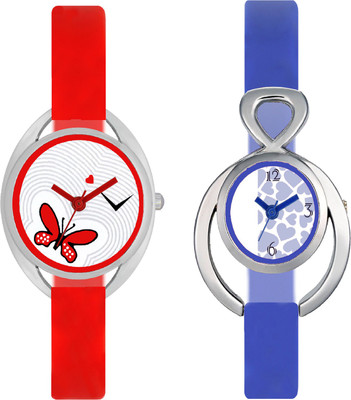 stallion7 CMB_98 Designer Stylish Shape Bracelet Combo Womens Wrist Watch - For Girls