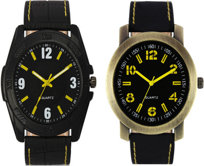 

CLOUDWOOD VL17_33 Combo of 2 Designer Analog Combo Watch - For Men