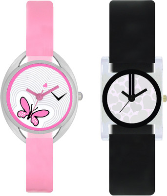 

stallion7 CMB_64 Designer Stylish Shape Bracelet Combo Womens Wrist Watch - For Girls