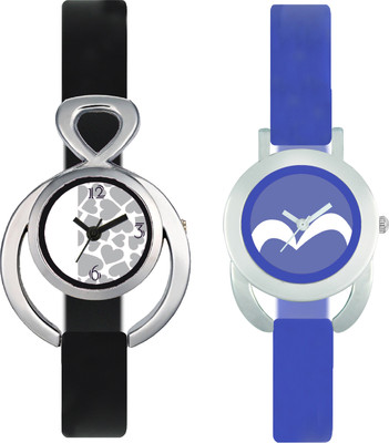 

stallion7 CMB_271 Designer Stylish Shape Bracelet Combo Womens Wrist Watch - For Girls