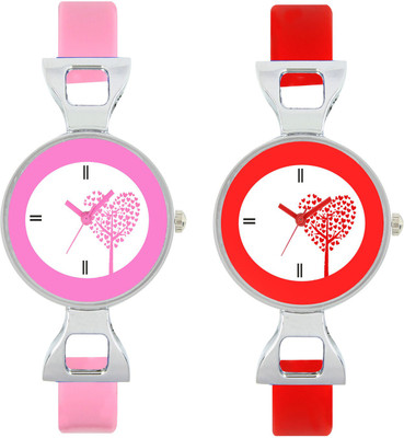 

Greenleaf VLT30_31 Designer Stylish Shape Bracelet Combo Womens Wrist Watch - For Girls