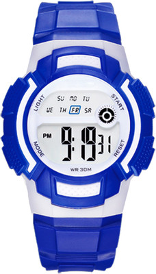 

TIME UP KMR85651122-Navy Blue Dual Color Tough Body Alarm Multi-functions Watch - For Boys & Girls