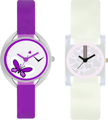 

stallion7 CMB_39 Designer Stylish Shape Bracelet Combo Womens Wrist Watch - For Girls