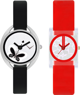 

stallion7 CMB_08 Designer Stylish Shape Bracelet Combo Womens Wrist Watch - For Girls