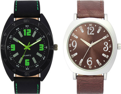 

CLOUDWOOD VL18_46 Combo of 2 Designer Analog Combo Watch - For Men