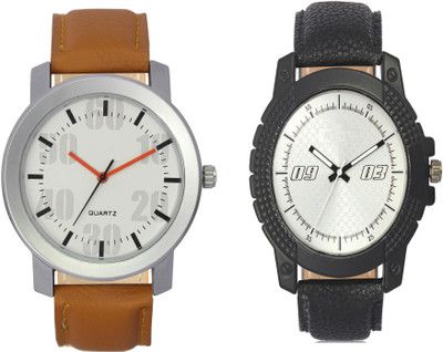 

CLOUDWOOD VL27_38 Combo of 2 Designer Analog Combo Watch - For Men