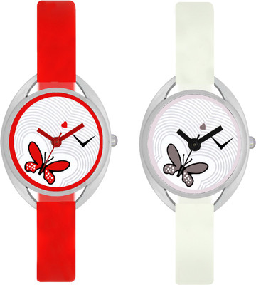 

Greenleaf VLT04_05 Designer Stylish Shape Bracelet Combo Womens Wrist Watch - For Girls