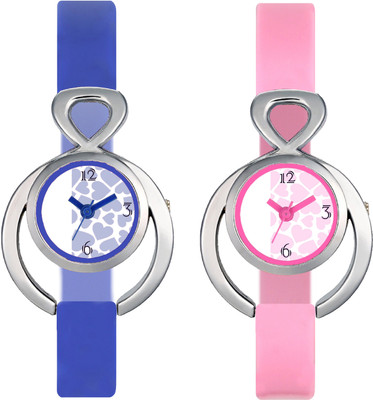 stallion7 CMB_287 Designer Stylish Shape Bracelet Combo Womens Wrist Watch - For Girls