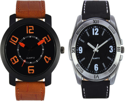 

CLOUDWOOD VL20_34 Combo of 2 Designer Analog Combo Watch - For Men