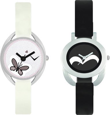 

stallion7 CMB_129 Designer Stylish Shape Bracelet Combo Womens Wrist Watch - For Girls