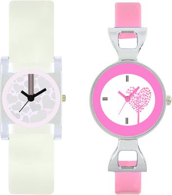 

stallion7 CMB_263 Designer Stylish Shape Bracelet Combo Womens Wrist Watch - For Girls