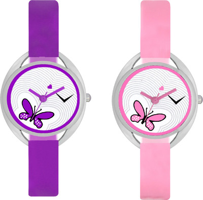 

Greenleaf VLT02_03 Designer Stylish Shape Bracelet Combo Womens Wrist Watch - For Girls