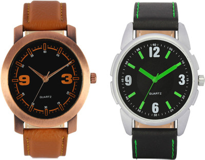 

CLOUDWOOD VL21_26 Combo of 2 Designer Analog Combo Watch - For Men