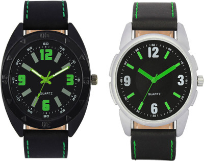

CLOUDWOOD VL18_26 Combo of 2 Designer Analog Combo Watch - For Men