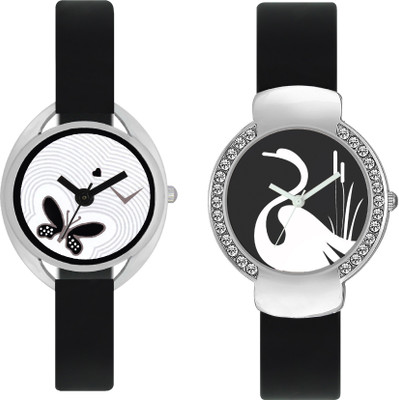 

stallion7 CMB_20 Designer Stylish Shape Bracelet Combo Womens Wrist Watch - For Girls