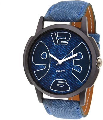 

Aaradhya Fashion New Stylist & Attractive PK9 Blue Leather Strap Watch For Men & Boy's Watch - For Men