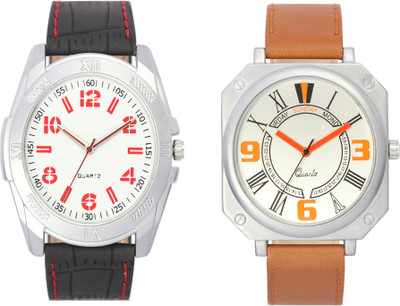 

CLOUDWOOD VL29_45 Combo of 2 Designer Analog Combo Watch - For Men