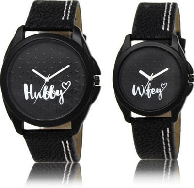 

FERRIZZO Couple Watch With Hubby-Wifey Printed Dial LR 031-234 Watch - For Couple